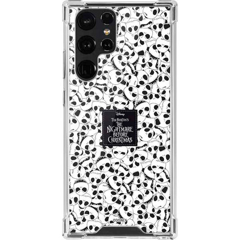 Disney The Nightmare Before Christmas Jack Skellington Pattern Galaxy S22 Ultra Clear Case