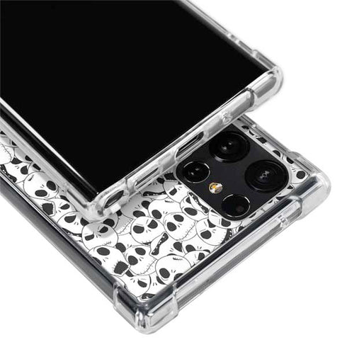Disney The Nightmare Before Christmas Jack Skellington Pattern Galaxy S22 Ultra Clear Case