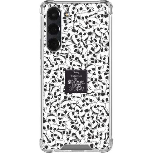 Disney The Nightmare Before Christmas Jack Skellington Pattern Galaxy S23 Plus Clear Case