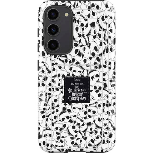 Disney The Nightmare Before Christmas Jack Skellington Pattern Galaxy S23 Plus Pro Case