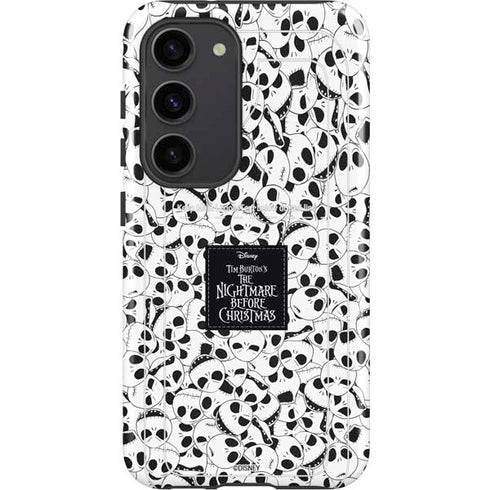 Disney The Nightmare Before Christmas Jack Skellington Pattern Galaxy S23 Pro Case