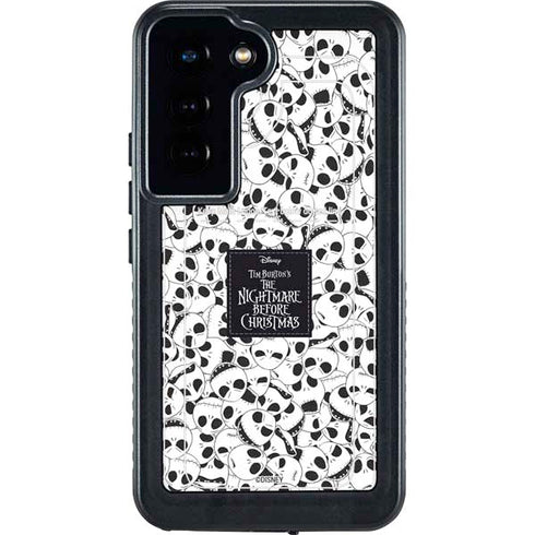 Disney The Nightmare Before Christmas Jack Skellington Pattern Galaxy S23 Waterproof Case