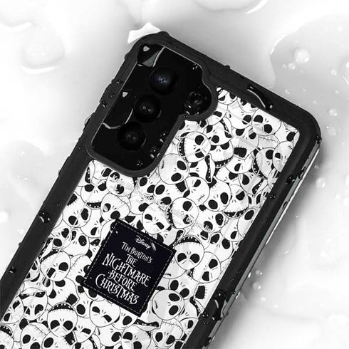 Disney The Nightmare Before Christmas Jack Skellington Pattern Galaxy S23 Waterproof Case
