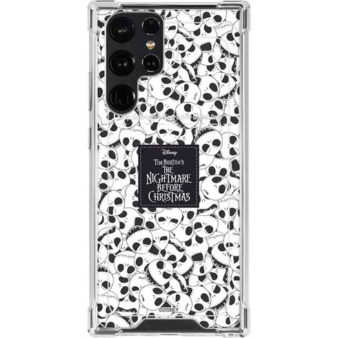 Disney The Nightmare Before Christmas Jack Skellington Pattern Galaxy S24 Ultra Clear Case