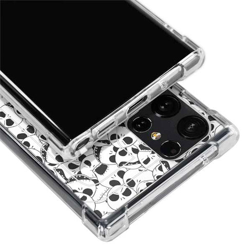 Disney The Nightmare Before Christmas Jack Skellington Pattern Galaxy S24 Ultra Clear Case
