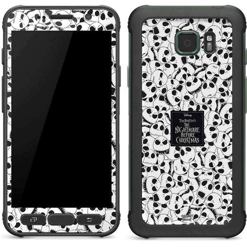 Disney The Nightmare Before Christmas Jack Skellington Pattern Galaxy S7 Active Skin