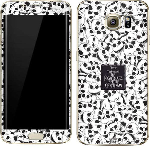 Disney The Nightmare Before Christmas Jack Skellington Pattern Galaxy S7 Edge Skin