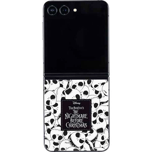 Disney The Nightmare Before Christmas Jack Skellington Pattern Galaxy Z Flip5 5G Skin