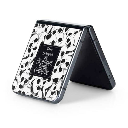 Disney The Nightmare Before Christmas Jack Skellington Pattern Galaxy Z Flip5 5G Skin