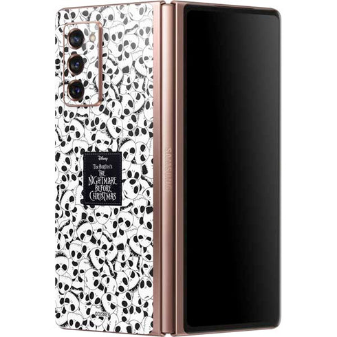 Disney The Nightmare Before Christmas Jack Skellington Pattern Galaxy Z Fold2 5G Skin