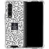 Disney The Nightmare Before Christmas Jack Skellington Pattern Galaxy Z Fold4 5G Clear Case