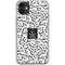 Disney The Nightmare Before Christmas Jack Skellington Pattern iPhone 11 Clear Case