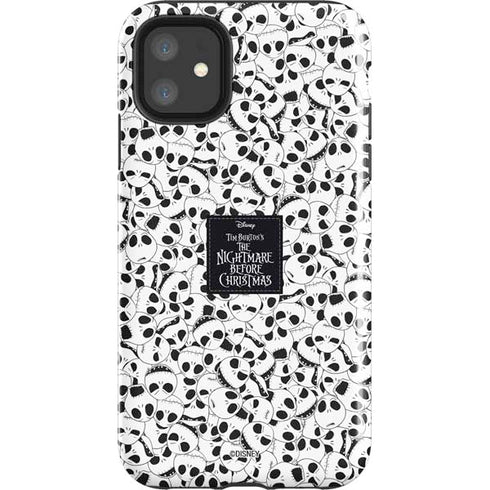 Disney The Nightmare Before Christmas Jack Skellington Pattern iPhone 11 Impact Case
