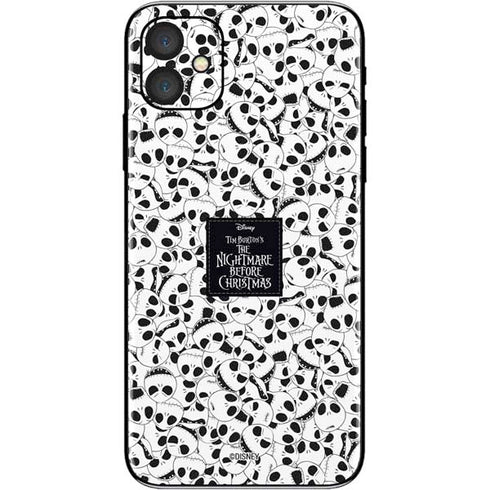 Disney The Nightmare Before Christmas Jack Skellington Pattern iPhone 11 Skin