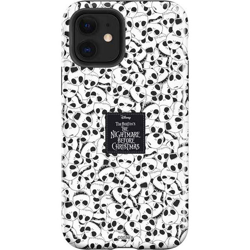 Disney The Nightmare Before Christmas Jack Skellington Pattern iPhone 12 Impact Case
