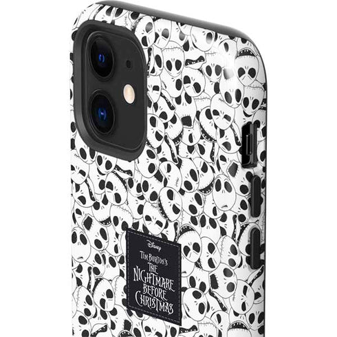 Disney The Nightmare Before Christmas Jack Skellington Pattern iPhone 12 Impact Case