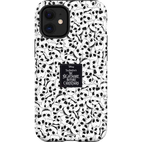 Disney The Nightmare Before Christmas Jack Skellington Pattern iPhone 12 Mini Impact Case