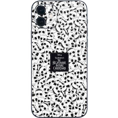 Disney The Nightmare Before Christmas Jack Skellington Pattern iPhone 12 Mini Skin