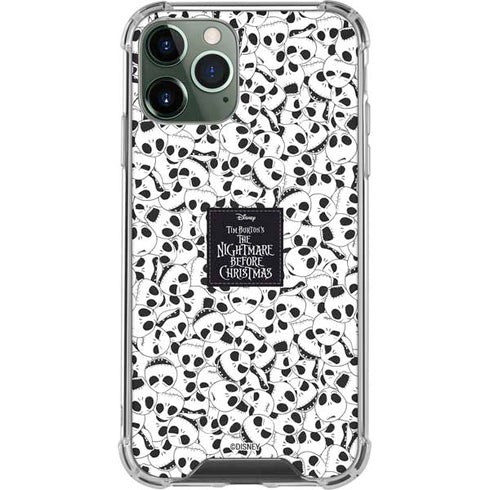 Disney The Nightmare Before Christmas Jack Skellington Pattern iPhone 12 Pro Clear Case