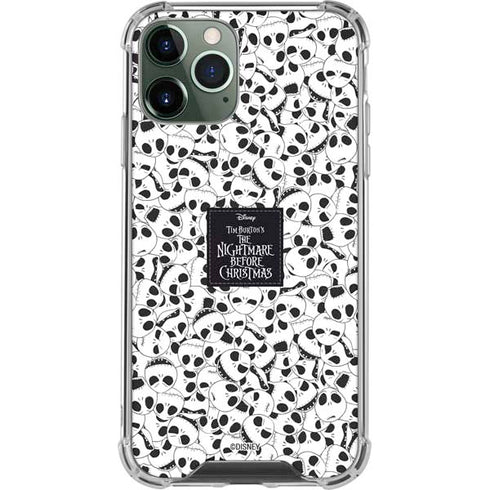 Disney The Nightmare Before Christmas Jack Skellington Pattern iPhone 12 Pro Max Clear Case