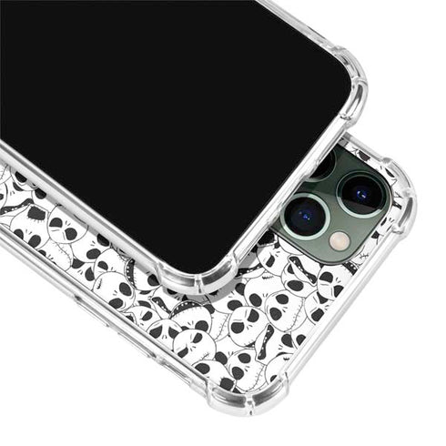 Disney The Nightmare Before Christmas Jack Skellington Pattern iPhone 12 Pro Max Clear Case