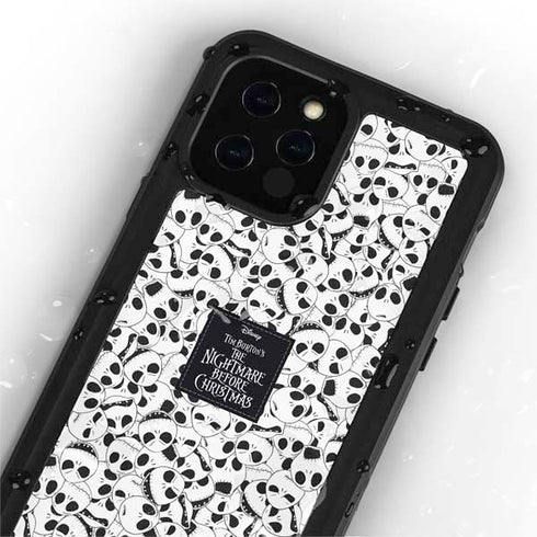 Disney The Nightmare Before Christmas Jack Skellington Pattern iPhone 12 Pro Waterproof Case