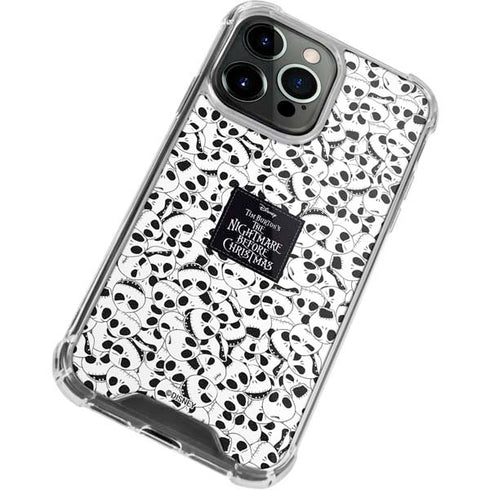 Disney The Nightmare Before Christmas Jack Skellington Pattern iPhone 13 Pro Clear Case