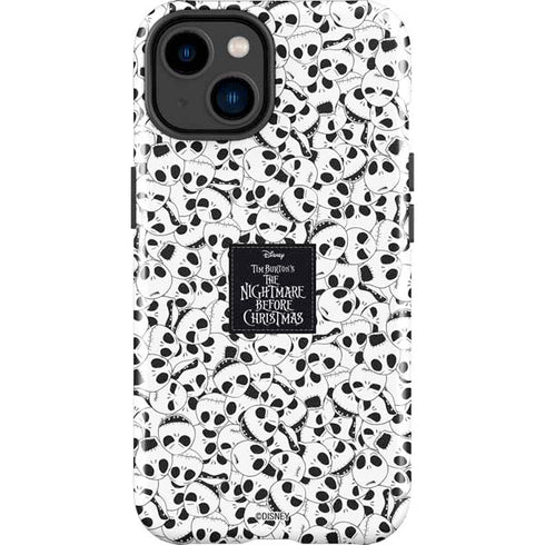 Disney The Nightmare Before Christmas Jack Skellington Pattern iPhone 15 Plus Impact Case