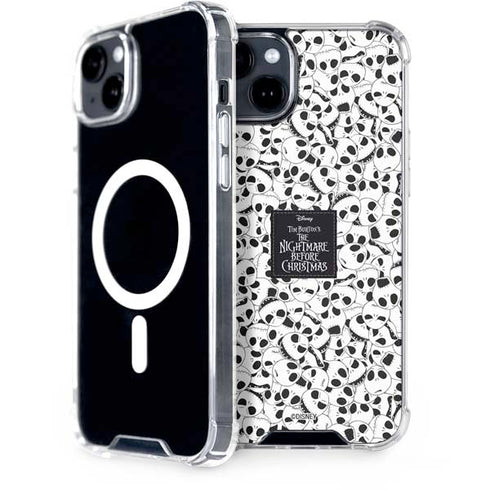 Disney The Nightmare Before Christmas Jack Skellington Pattern iPhone 15 Plus MagSafe Case