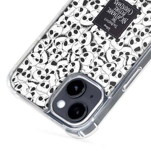 Disney The Nightmare Before Christmas Jack Skellington Pattern iPhone 15 Plus MagSafe Case