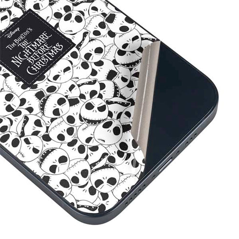 Disney The Nightmare Before Christmas Jack Skellington Pattern iPhone 15 Plus Skin