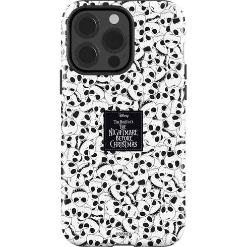 Disney The Nightmare Before Christmas Jack Skellington Pattern iPhone 14 Pro Impact Case