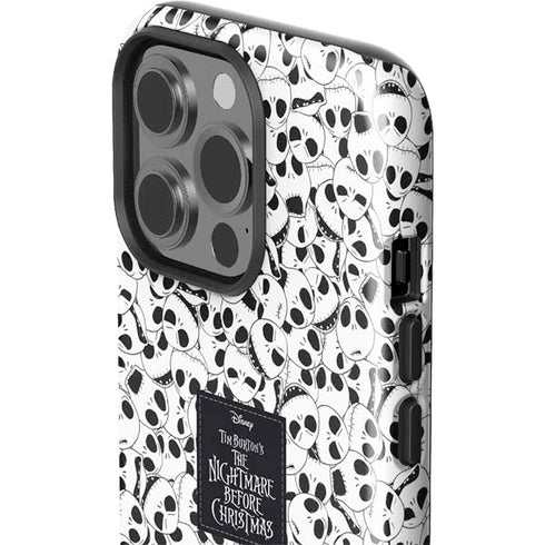 Disney The Nightmare Before Christmas Jack Skellington Pattern iPhone 14 Pro Impact Case