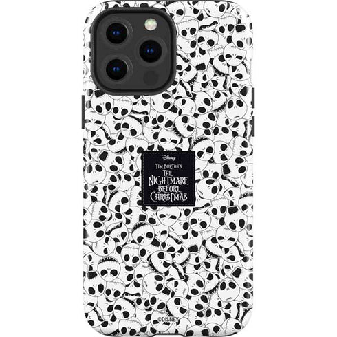 Disney The Nightmare Before Christmas Jack Skellington Pattern iPhone 15 Pro Max Impact Case