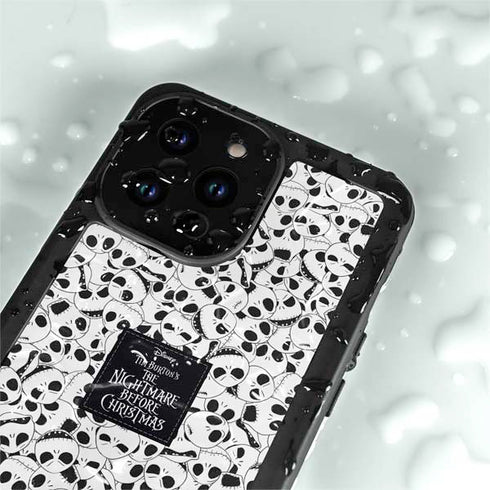 Disney The Nightmare Before Christmas Jack Skellington Pattern iPhone 14 Pro Max Waterproof Case