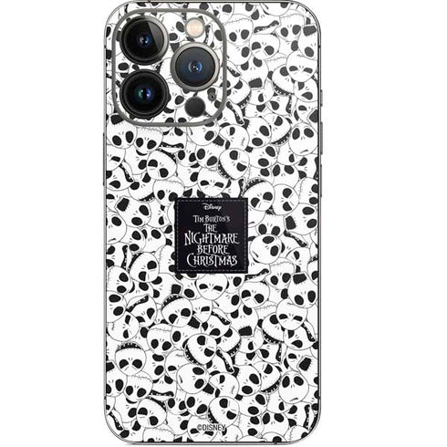 Disney The Nightmare Before Christmas Jack Skellington Pattern iPhone 14 Pro Skin