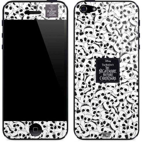 Disney The Nightmare Before Christmas Jack Skellington Pattern iPhone 5/5s/5SE Skin