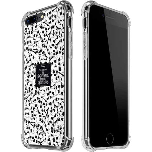 Disney The Nightmare Before Christmas Jack Skellington Pattern iPhone 7/8 Plus Clear Case