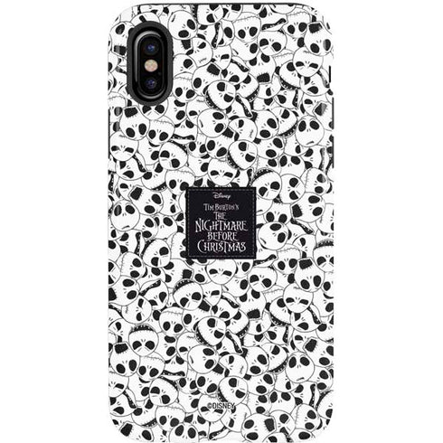 Disney The Nightmare Before Christmas Jack Skellington Pattern iPhone X Pro Case