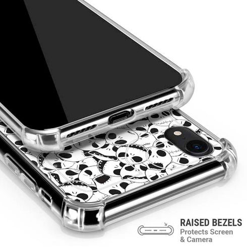 Disney The Nightmare Before Christmas Jack Skellington Pattern iPhone XR Clear Case