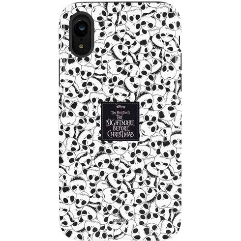 Disney The Nightmare Before Christmas Jack Skellington Pattern iPhone XR Pro Case
