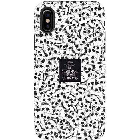 Disney The Nightmare Before Christmas Jack Skellington Pattern iPhone XS Pro Case