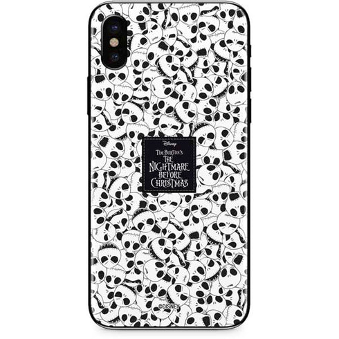 Disney The Nightmare Before Christmas Jack Skellington Pattern iPhone XS Skin