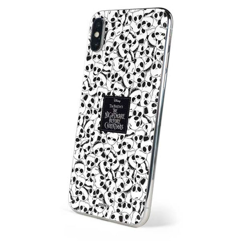 Disney The Nightmare Before Christmas Jack Skellington Pattern iPhone XS Skin