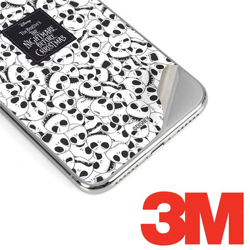 Disney The Nightmare Before Christmas Jack Skellington Pattern iPhone XS Skin