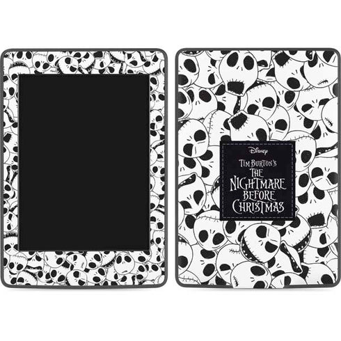 Disney The Nightmare Before Christmas Jack Skellington Pattern Amazon Kindle Skin
