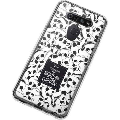 Disney The Nightmare Before Christmas Jack Skellington Pattern LG K51/Q51 Clear Case