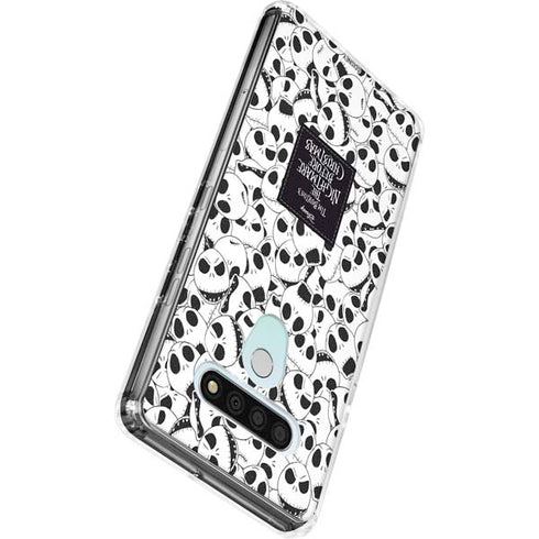 Disney The Nightmare Before Christmas Jack Skellington Pattern LG Stylo 6 Clear Case
