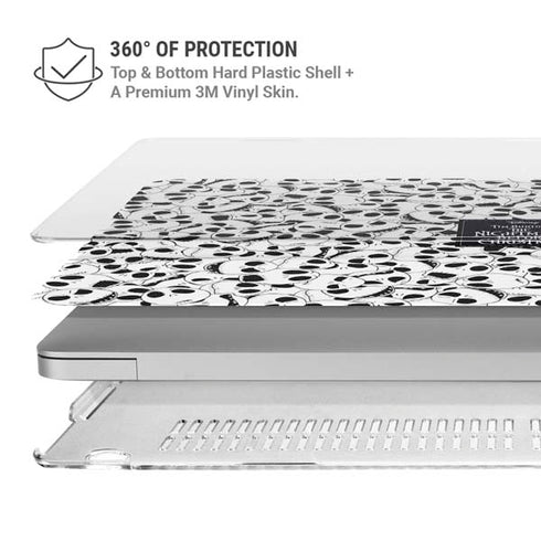 Disney The Nightmare Before Christmas Jack Skellington Pattern MacBook Air 15in (2023-2025) Case plus Skin