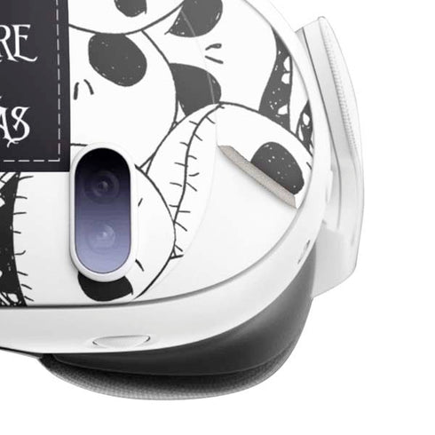 Disney The Nightmare Before Christmas Jack Skellington Pattern Meta Quest 3 Skin
